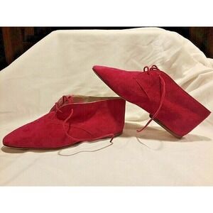 Gucci collectors new Authenticated vintage ankle boots in fuchsia suede-sz 6 med